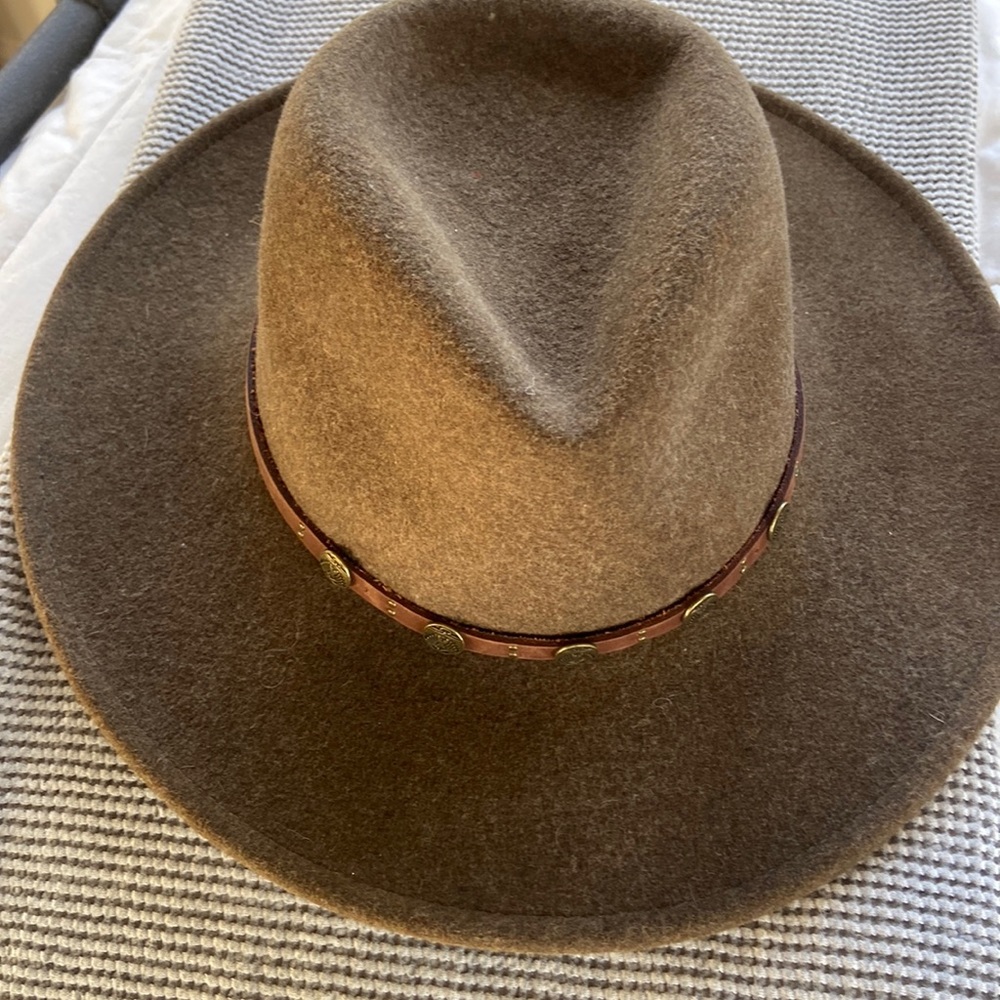 Brown Wool Western Hat
